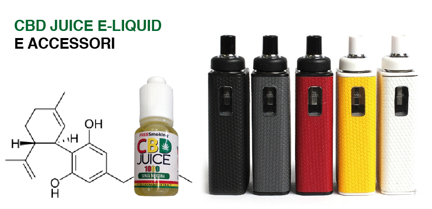 CBD JUICE E-LIQUID E ACCESSORI